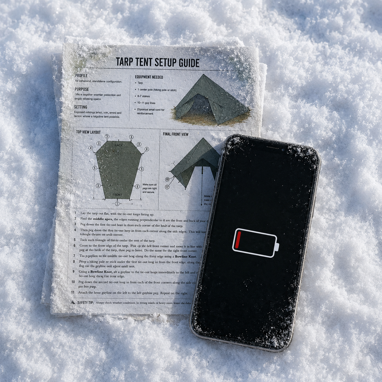 A traditional printed instruction manual and phone guide